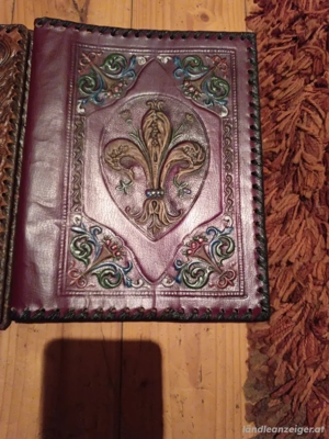 2 Echtleder Buchhüllen DinA 4 Bild 3