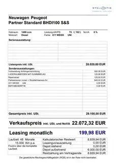 Peugeot Partner Tepee Bild 9