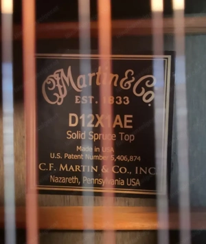 Martin D12X1AE 12-saitige akustisch-elektrische Gitarre Bild 4