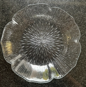 Teller Allzweck Glas Salatteller mit Struktur - 8 Stück Bild 3