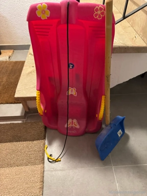 Rodel Bob Wintersport - der orange Bob ist weg 