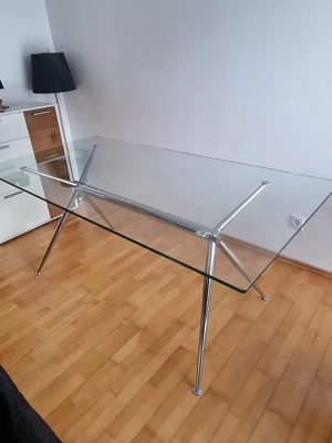 Esstisch Glas Design 180x90x77 cm