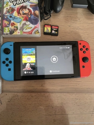 nintendo switch 1 spiel Konsole mit Zubehör  Bild 2
