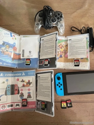 nintendo switch 1 spiel Konsole mit Zubehör  Bild 3