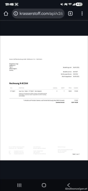Faber Konzertticket in Rosenheim 07.02.26 Bild 3