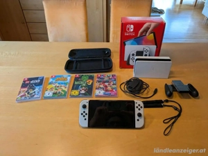 Nintendo Switch Oled mit Zubehör und OVP Mahlzeit, Bild 5