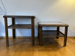 Couchtische Wiener Geflecht Vintage