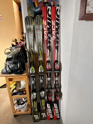  Fischer Atomic Ski und Schuhen 