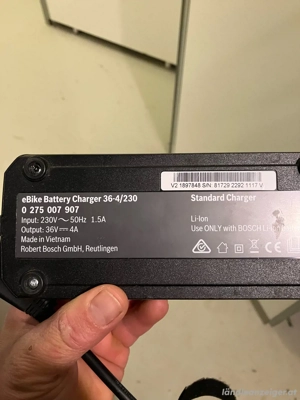 E-bike Ladegerät Bosch Bild 3