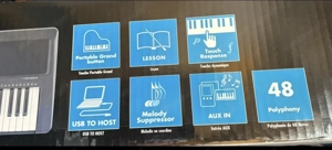 Yamaha Digital Keyboard PSR-E363 und Zubehör extra  Bild 3