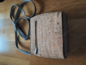 Handtasche aus Italien- Kork Verarbeitung  Bild 3