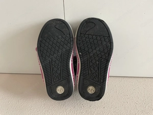 Sneakers schwarz pink weiss Leoparden-Look Gr. 22 Mädchen Bild 2