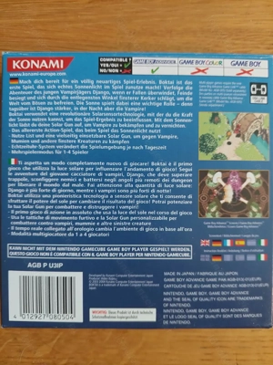 Game Boy Advance Boktai - gebraucht. Bild 2