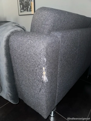 Ecksofa grau mit Hockern   Selbstabholung Bild 5