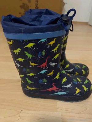 Gummistiefel Kinder Gr. 34 Dinosaurier Musters  Bild 2
