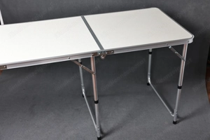 Campingtisch Gartentisch Klappbar Alu Klapptisch Tragbarer 180 x 60 x 70cm Bild 6