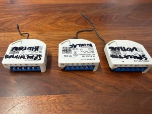 3 x DEVOLO Home Control Funk Schalter, Z-Wave, Unterputz