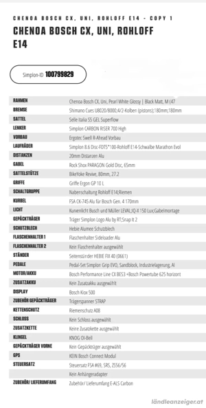 Chenoa CX Uni Rohloff E14   Trekkingrad   neuwertig  Bild 5