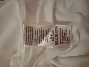 Weiße Chiffon-Bluse mit Spitzenbesatz, Größe 52 Bild 5