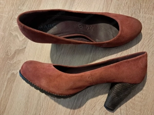Leder Pumps Größe 38 rostbraun Bild 2