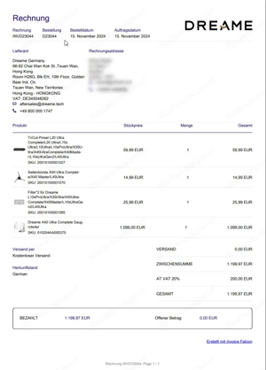 Dreame X40 Ultra Complete  - Saug und Wischroboter  Unbenutzt, mit kompletter Ausstattung Bild 4