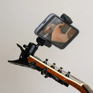 NEU: Handyhalter für Gitarre   ideal zum Filmen & Üben