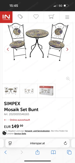 Mosaik gartenset NEU original verpackt  Bild 2