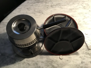 Fondue Topf ( Fa. Sigg) NC mit Brenner 6Teller Bild 2
