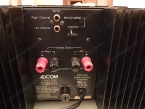 ADCOM GTP 500 Tuner   Vorverstärker + GFA 555 Endstufe 2x 200W Bild 5