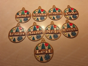 Christbaum Kugeln Schmuck Geschenkanhänger