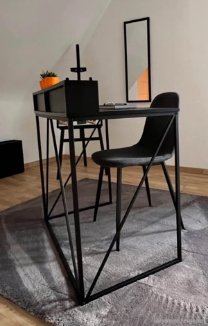 Schreibtsch modern mit Stuhl  Bild 2