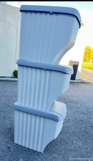 Sortiere 3teilig  grau mit Bild 2