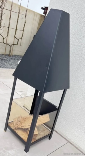 Aussenkamin mit Schamottsteinen Bild 3