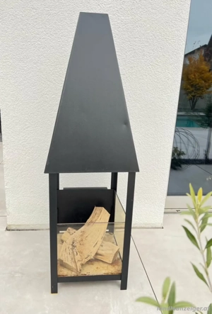 Aussenkamin mit Schamottsteinen Bild 2