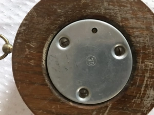 Altes Barometer aus Holz Bild 2