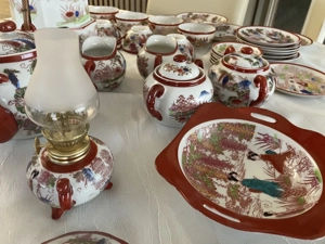 Wunderschönes Porzellanservice mit traditionellem asiatischem Motiv Bild 6
