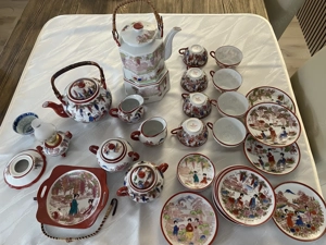Wunderschönes Porzellanservice mit traditionellem asiatischem Motiv Bild 7