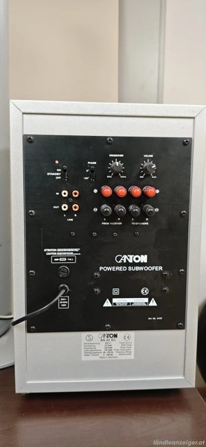 Canton Lautsprecher+Receiver  Bild 3