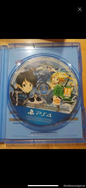 PS4 Spiel Sword Art Online "Lost Song" Bild 2