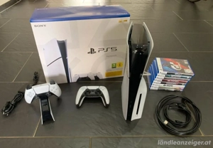 PlayStation 5 Disc 825GB +16 Spielen+Headset+2 Controllers Bild 5