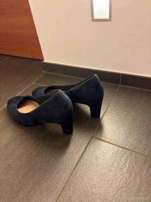 Schuhe dunkelblau Bild 2