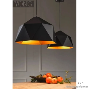 Hängeleuchte Yong Schwarz Goldfarben max. 22 W Bild 4