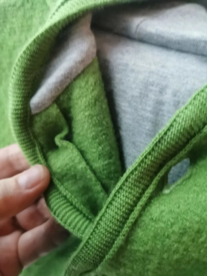 Neuwertige Disana Wollwalkjacke 110 116 apfelgrün Bild 2