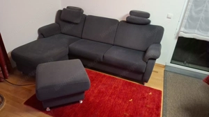 Ecksofa Grau    245 x 165 cm    zu verschenken Bild 3