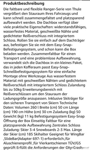 Thule Dachbox Ranger 500 Bild 3