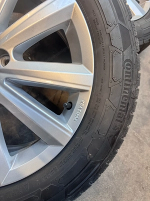 Original VW Merano Alufelgen 17 Zoll T6 T6.1 Winterräder Conti Bild 4