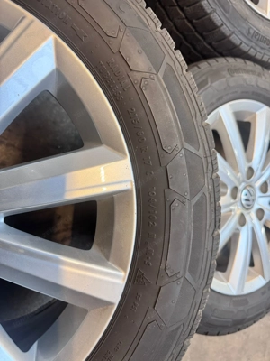 Original VW Merano Alufelgen 17 Zoll T6 T6.1 Winterräder Conti Bild 5