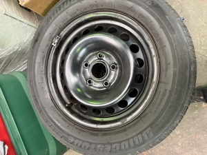 Caddy Stahlfelgen mit Sommerreifen Bild 2