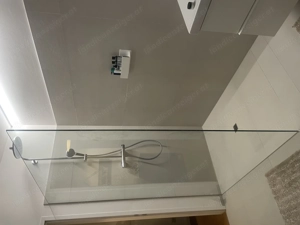 Duschwand aus Sicherheitsglas (neu)