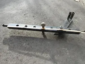 Ackerschiene mit Anhängekupplung für PKW Hänger